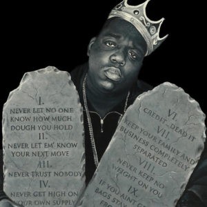 Biggie with the 10 Crack Commandments