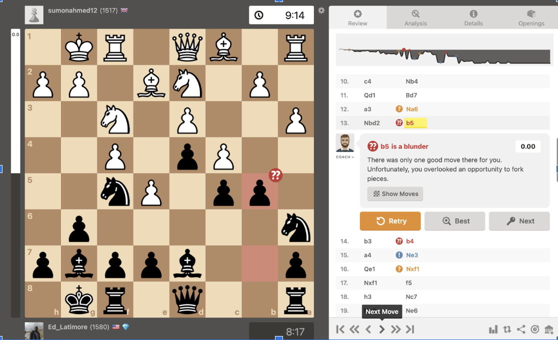 Next Chess Move Advisor #shorts