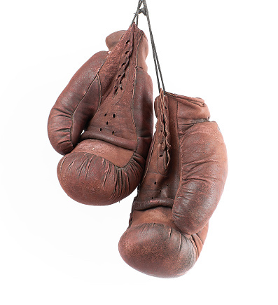 Old school real leather gloves