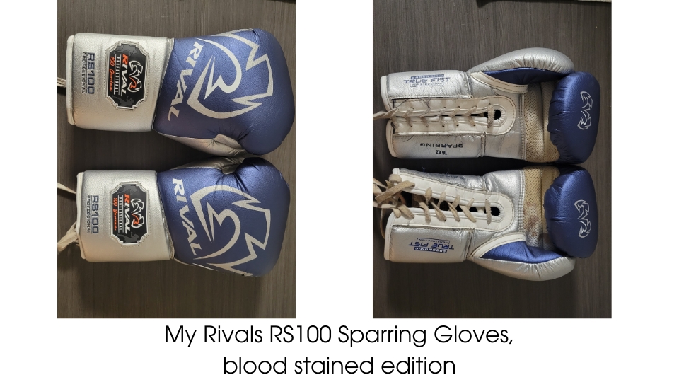 My trusty Rivals Sparring Gloves