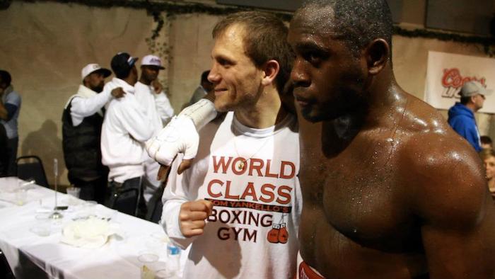 Tom Yankello and Ed Latimore after his first victory