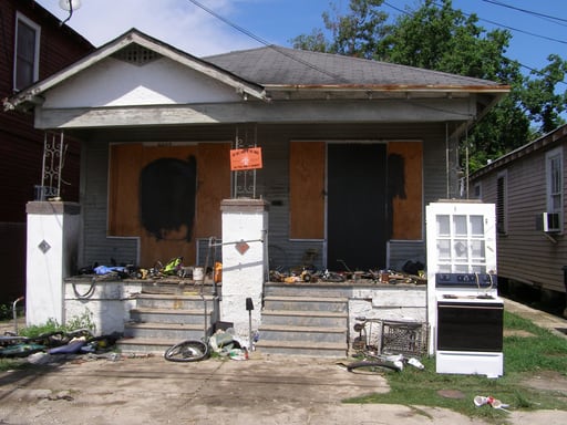 Crackheads live in a crackhouse like this