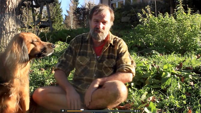 Screenshot from Wim Hof's classic video course