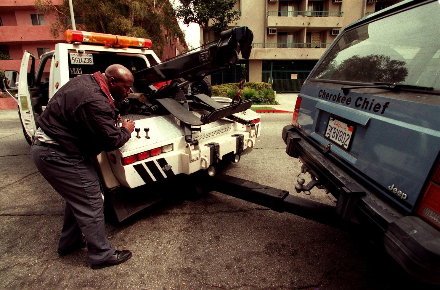 car towed