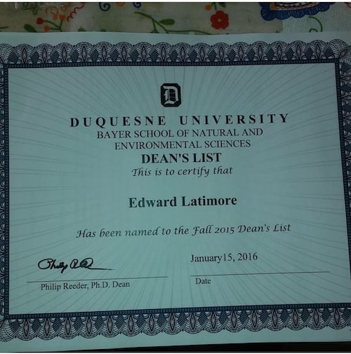 Making the Dean's List in college