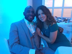 Photo of Ed Latimore with his fiancé Anna
