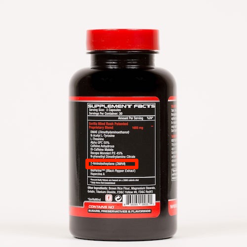 Banned ingredient 2-aminoisoheptane