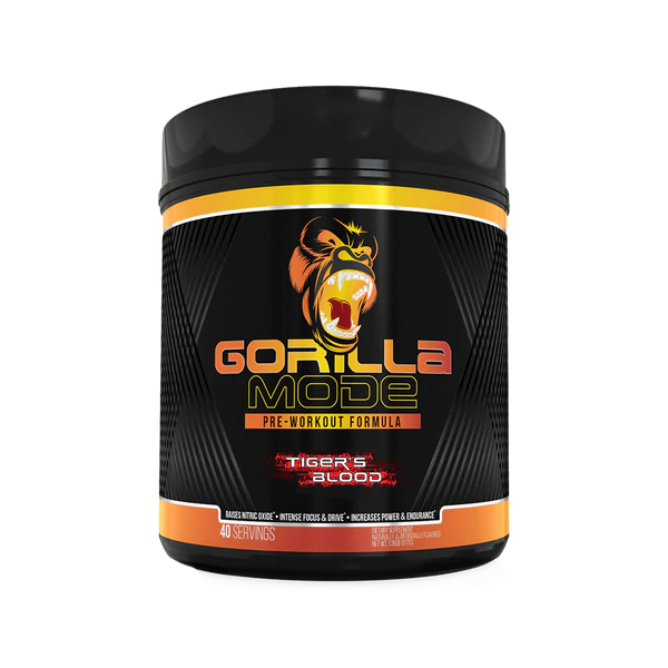 One tub of Gorilla Mode pre-workout formula