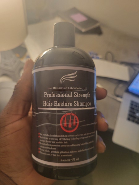 Professional Strength Hair Restore Shampoo Is my go to shampoo to slow hair loss