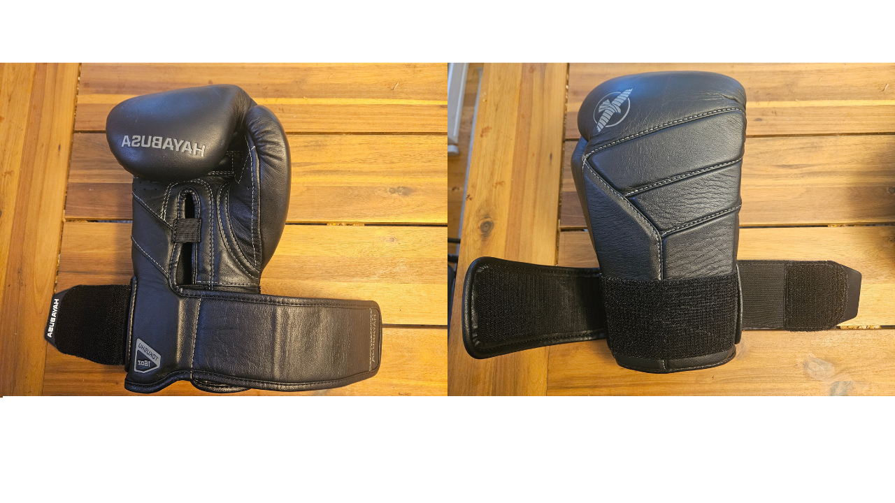 Back and front of Hayabusa T3 Kanpecki Gloves